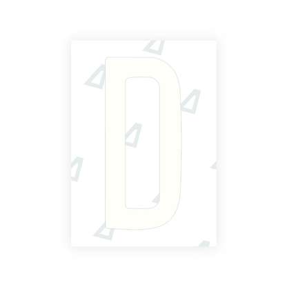 Alite Nanofilm for US (Connecticut 2013) license plates - Symbol "D" - Alite