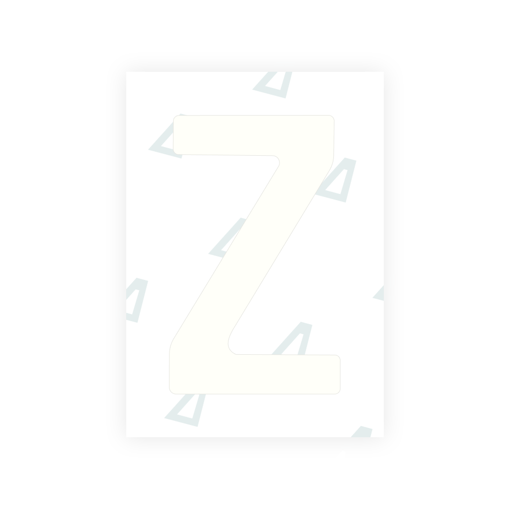 Alite Nanofilm für moldawische Nummernschilder - Symbol "Z"