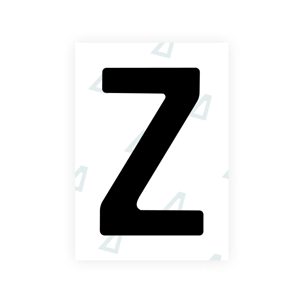 Alite Nanofilm für moldawische Nummernschilder - Symbol "Z"
