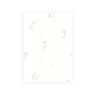 Alite Nanofilm for Dubai (Standard) number plates - Symbol "0"