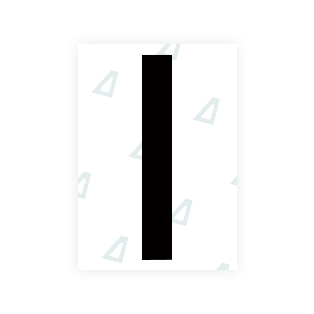 Alite Nanofilm for Dubai (Standard) number plates - Symbol "1"