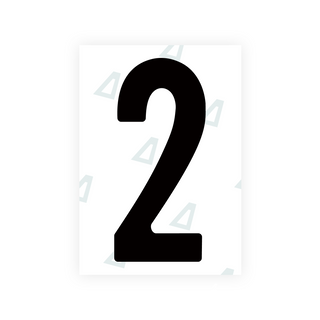 Alite Nanofilm for Dubai (Square) number plates - Symbol "2"