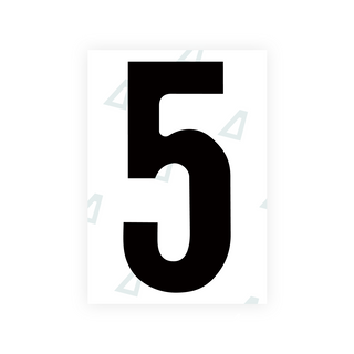 Alite Nanofilm for Dubai (Standard) number plates - Symbol "5"
