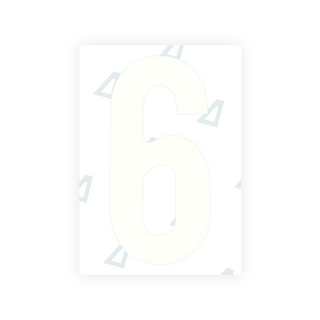 Alite Nanofilm for Dubai (Standard) number plates - Symbol "6"