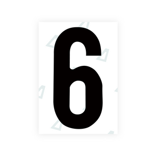 Alite Nanofilm for Dubai (Standard) number plates - Symbol "6"