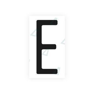 Alite Nanofilm for US (Florida 2003) license plates - Symbol "E" - Alite