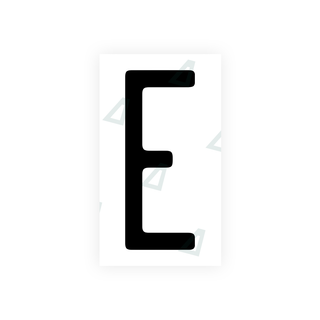 Alite Nanofilm for US (Illinois 2006 - Round) license plates - Symbol "E" - Alite