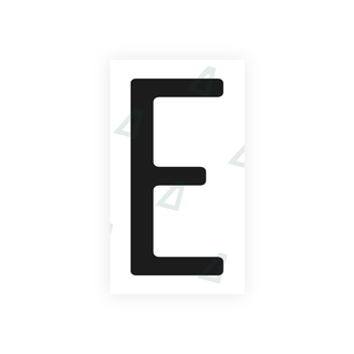 Alite Nanofilm for US (California) license plates - Symbol "E" - Alite