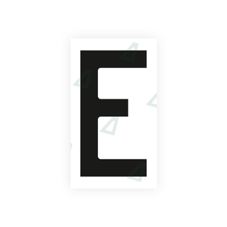 Alite Nanofilm for Czech Republic license plates - Symbol "E" - Alite