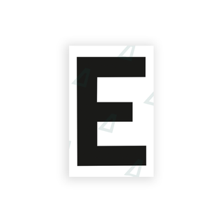 Alite Nanofilm for United Kingdom license plates - Symbol "E" - Alite