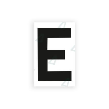 Alite Nanofilm for United Kingdom license plates - Symbol "E" - Alite