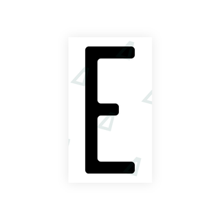 Alite Nanofilm for US (Wisconsin) license plates - Symbol "E" - Alite