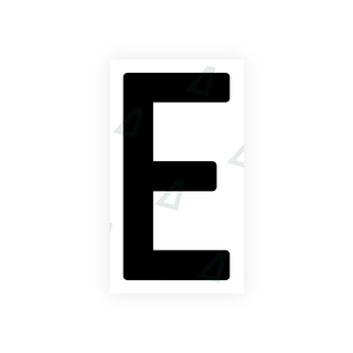 Alite Nanofilm for India license plates - Symbol "E" - Alite