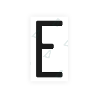 Alite Nanofilm for US (Missouri) license plates - Symbol "E" - Alite