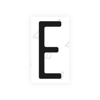 Alite Nanofilm for US (Michigan) license plates - Symbol "E" - Alite