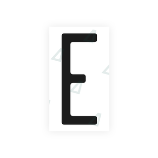 Alite Nanofilm for CA (Ontario) license plates - Symbol "E" - Alite