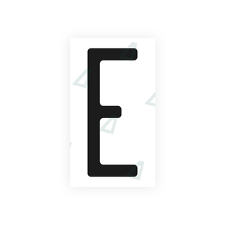 Alite Nanofilm for US (Illinois 2006 - Square) license plates - Symbol "E" - Alite
