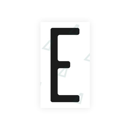 Alite Nanofilm for US (Illinois 2006 - Square) license plates - Symbol "E" - Alite