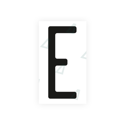 Alite Nanofilm for US (Ohio 2013) license plates - Symbol "E" - Alite