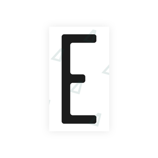 Alite Nanofilm for US (Washington State) license plates - Symbol "E" - Alite