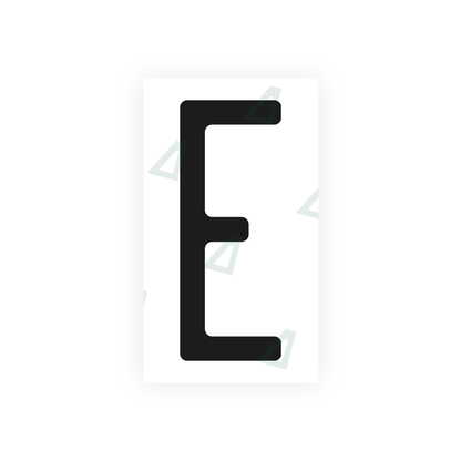 Alite Nanofilm for US (Washington State) license plates - Symbol "E" - Alite