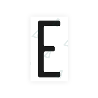 Alite Nanofilm for US (Maryland) license plates - Symbol "E" - Alite