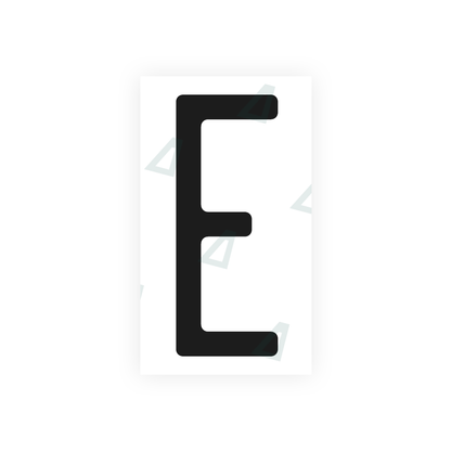 Alite Nanofilm for US (Maryland) license plates - Symbol "E" - Alite