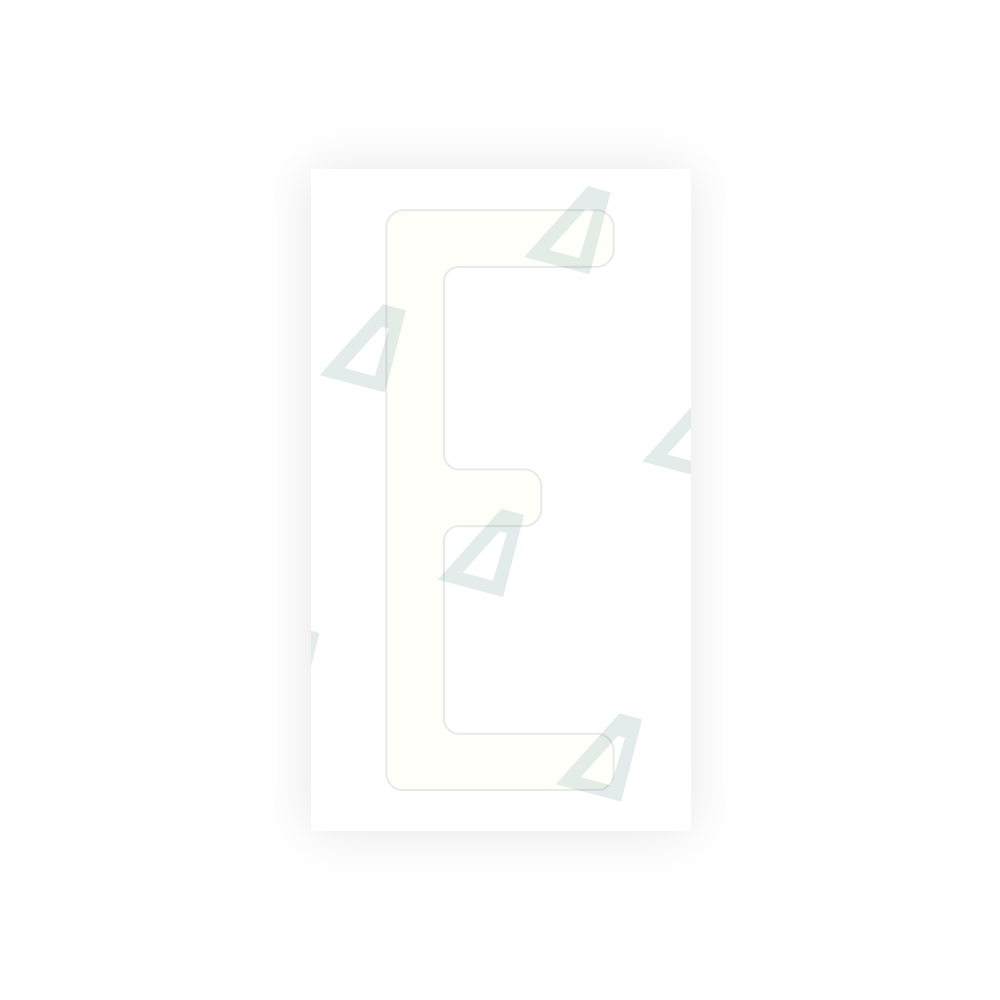 Alite Nanofilm for US (Wisconsin) license plates - Symbol "E" - Alite