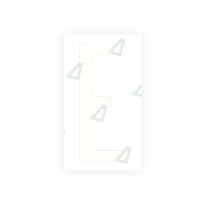 Alite Nanofilm for US (Wisconsin) license plates - Symbol "E" - Alite