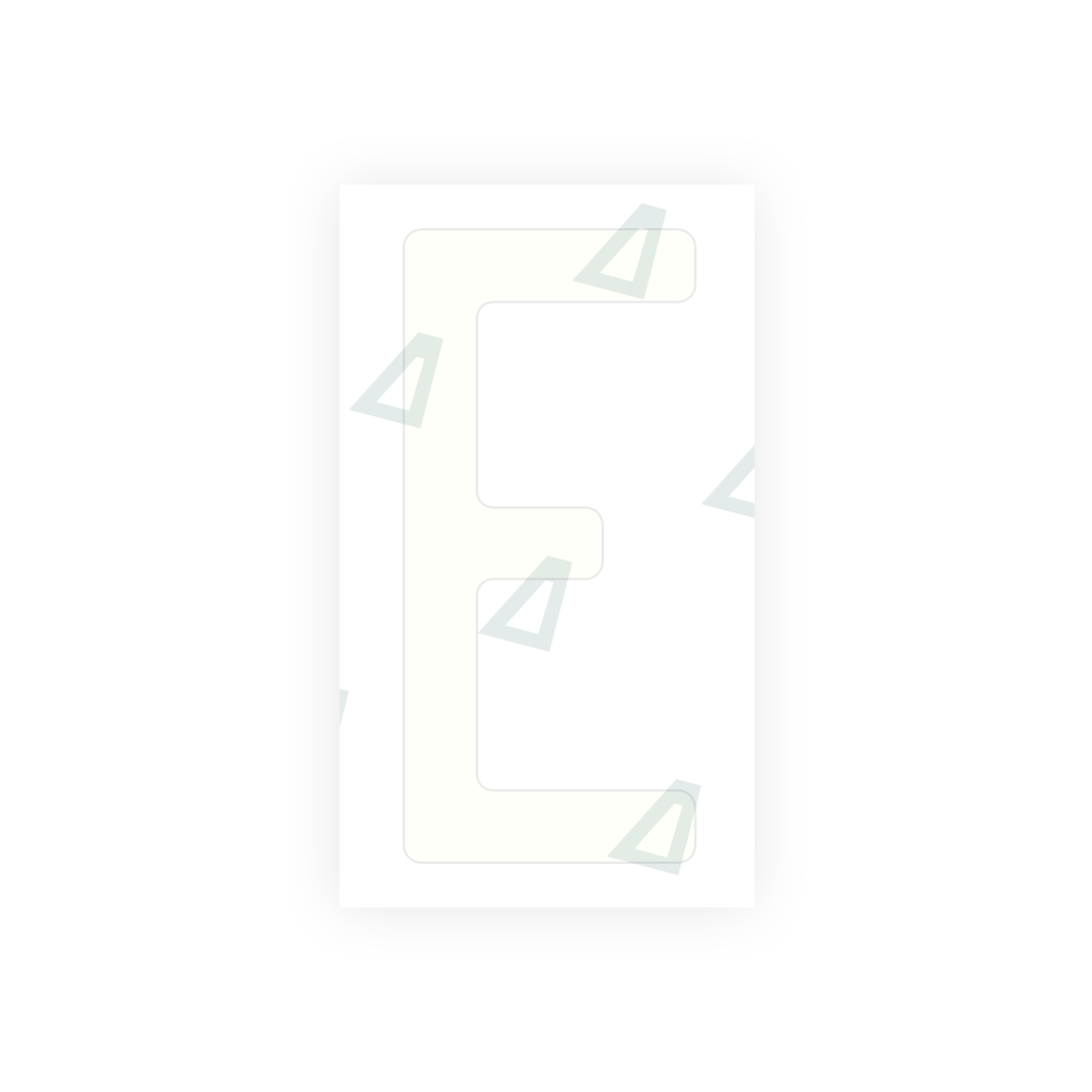 Alite Nanofilm for US (Quebec) license plates - Symbol "E" - Alite