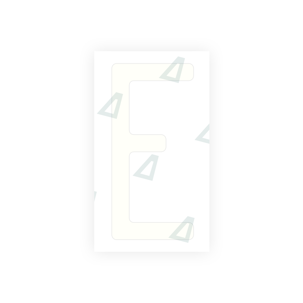 Alite Nanofilm for US (Missouri) license plates - Symbol "E" - Alite