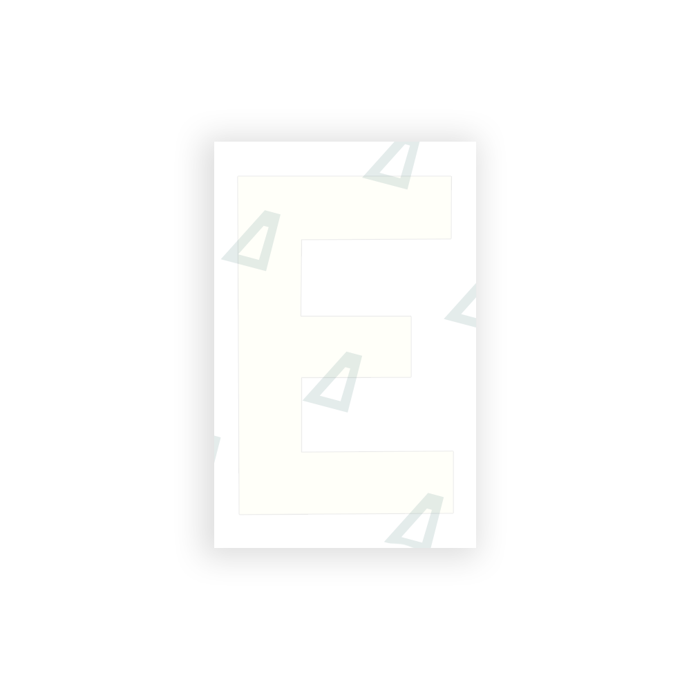 Alite Nanofilm for United Kingdom license plates - Symbol "E" - Alite