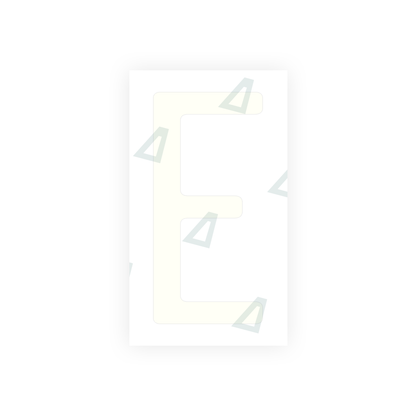 Alite Nanofilm for US (California) license plates - Symbol "E" - Alite
