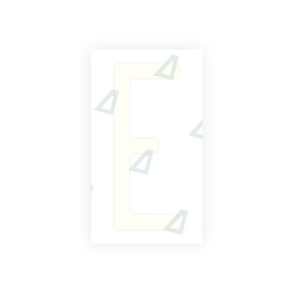 Alite Nanofilm for US (Pennsylvania) license plates - Symbol "E" - Alite