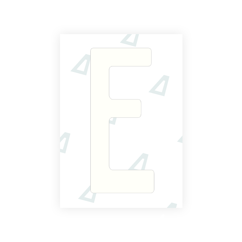 Alite Nanofilm for Guatemala license plates - Symbol "E" - Alite