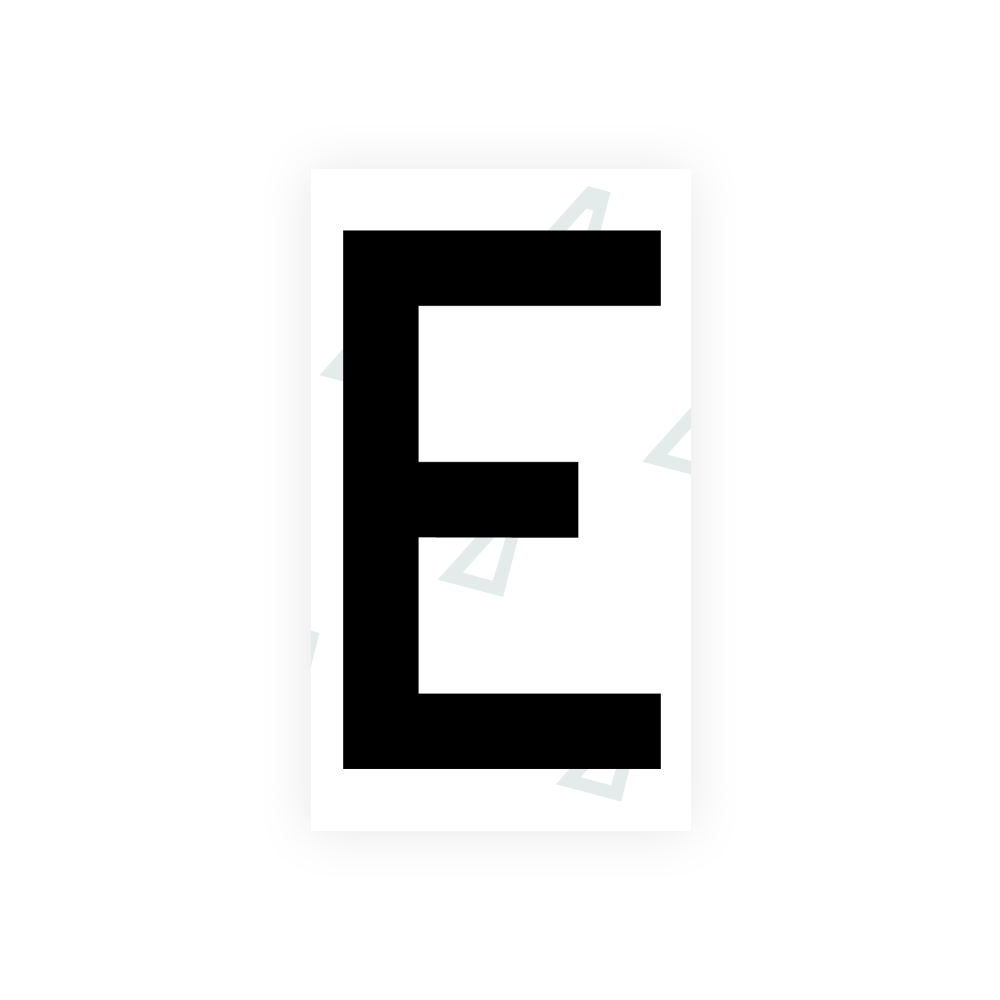 Alite Nanofilm for Greece license plates - Symbol "E" - Alite