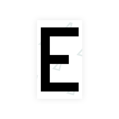 Alite Nanofilm for Greece license plates - Symbol "E" - Alite