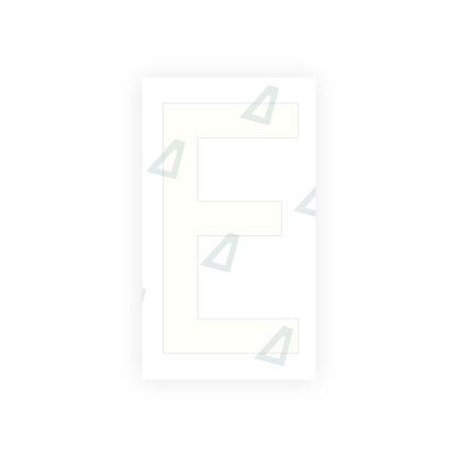 Alite Nanofilm for France license plates - Symbol "E" - Alite
