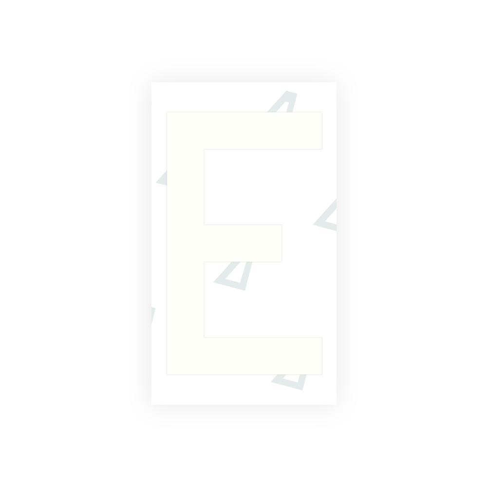 Alite Nanofilm for Greece license plates - Symbol "E" - Alite