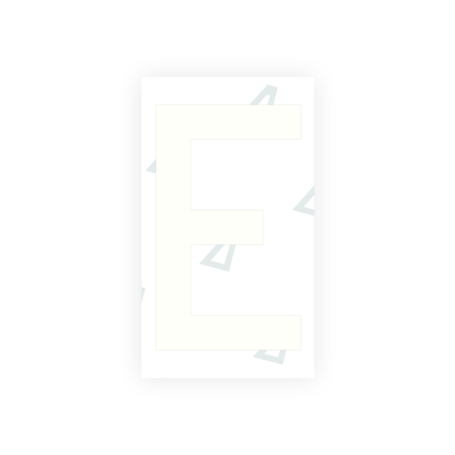Alite Nanofilm for Greece license plates - Symbol "E" - Alite