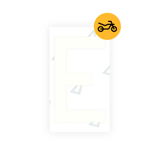 Alite Nanofilm for Greece moto license plates - Symbol "E" - Alite