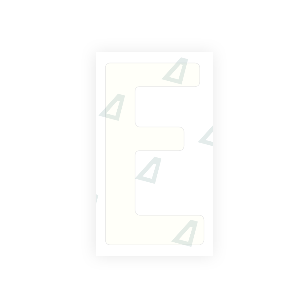 Alite Nanofilm for Germany (standard) license plates - Symbol "E" - Alite