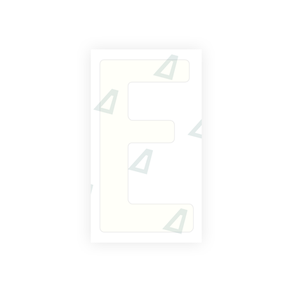 Alite Nanofilm for Germany (standard) license plates - Symbol "E" - Alite