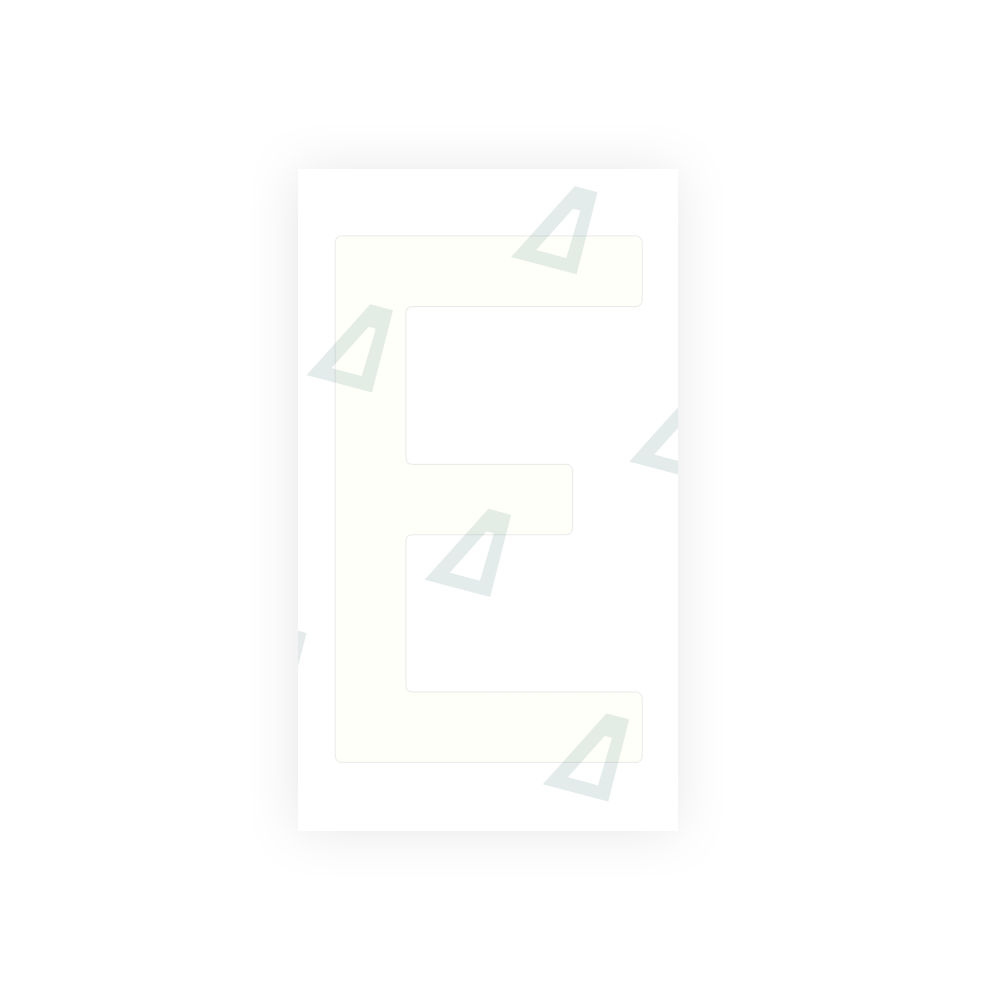 Alite Nanofilm for Spain Flat license plates - Symbol "E" - Alite