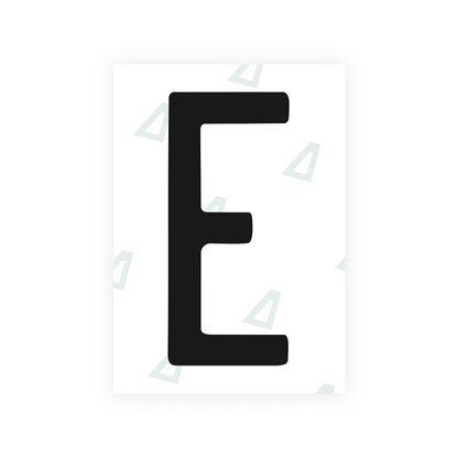 Alite Nanofilm for US (Connecticut 2013) license plates - Symbol "E" - Alite