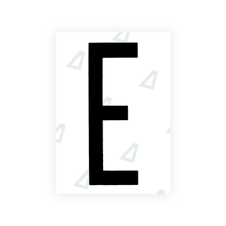 Alite Nanofilm for US (New York 2020 - Flat) license plates - Symbol "E" - Alite