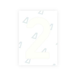 Alite Nanofilm for Estonia number plates - Symbol "2"