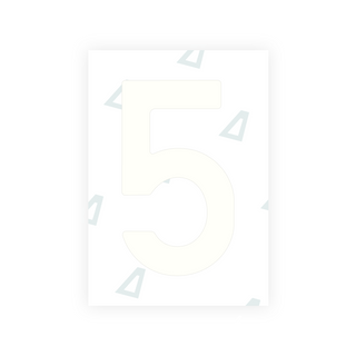 Alite Nanofilm for Estonia number plates - Symbol "5"