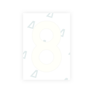 Alite Nanofilm for Estonia number plates - Symbol "8"