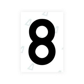 Alite Nanofilm for Estonia number plates - Symbol "8"